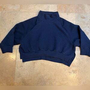 Nike Women's Navy Yoga Therma-fit sweatshirt